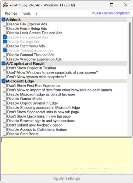 Builtbybel XD-AntiSpy 4.13.0 Direct